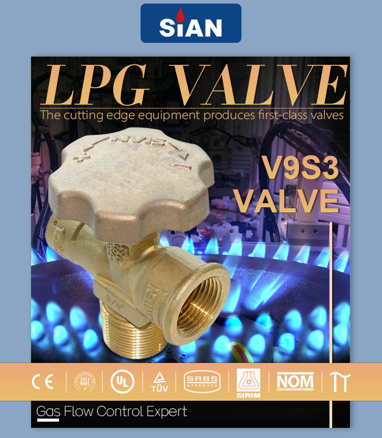 V9S3 POL LPG Gas Cylinder Valve SABS Certification (12)