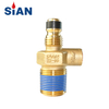 SiAN D16 LPG Tank Self-closing Cooking Snap-on Valves For Philippines