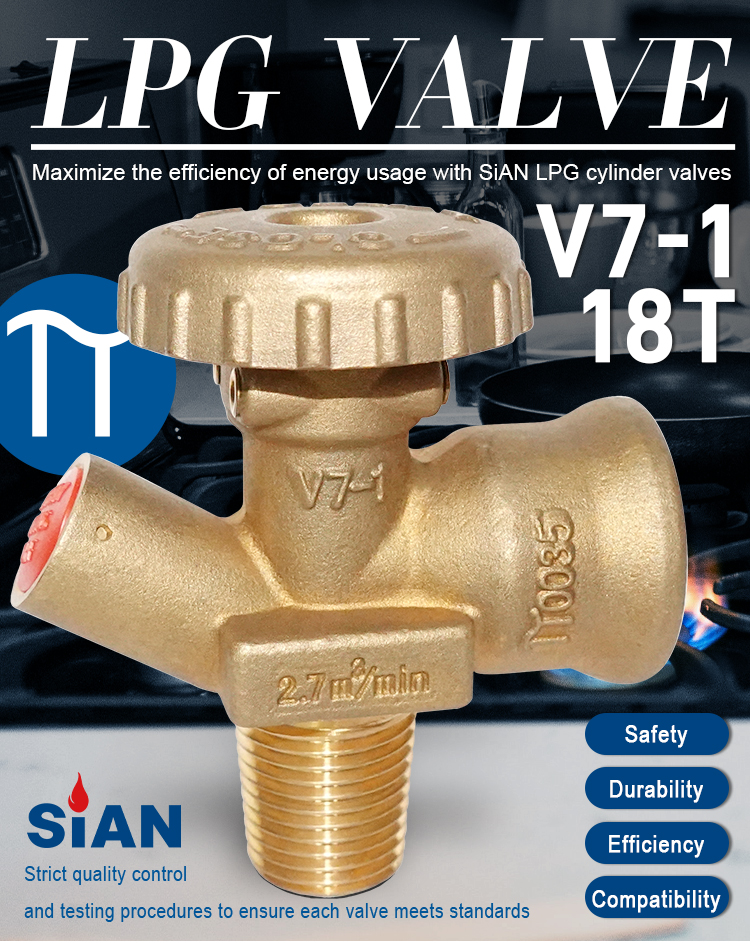 SiAN LPG Cylinder Valve V7-1 18T (1)