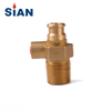 Compact Brass Zinc Gas Cylinder LPG Valve