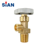 GV-5 Axial Cylinder Valve N2/Ar/He Gas Cylinder Valve