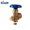 Brass Oxygen Nitrogen Gas Cylinder Valve