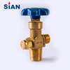 Brass Moveable Flap Type Oxygen Gas Cylinder Valve