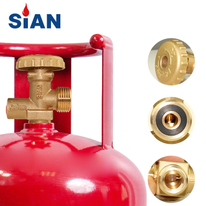 SiAN LPG F-Type PV05 Handwheel Brass Safety Gas Cylinder Control Valve