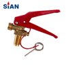 Fire Extinguisher CO2 Valve CE Certification Brass Copper Alloy Valve For Carbon Dioxide Fire Extinguisher