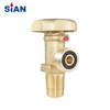 Liquefied Petroleum Gas Cylinder Valve Copper Alloy Valve with Handwheel