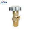 SiAN Industrial Gas Argon Cylinder Valve Manufacturer with TPED Certification