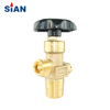 China Wholesale QF-2A Industrial Gas Carbon Dioxide Cylinder Valve Axial Type Valve Brass