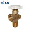 SiAN Brass Safety 100 Pound LPG Cylinder POL Valves For 100 lb Propane Tank