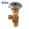 Brass High Pressure Changeover Gas Cylinder Valve