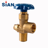 SiAN Brass Diaphragm Type Industrial Argon Gas Cylinder Handwheel Valves