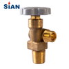 Copper Nitrogen Helium Argon Gas Cylinder Valve