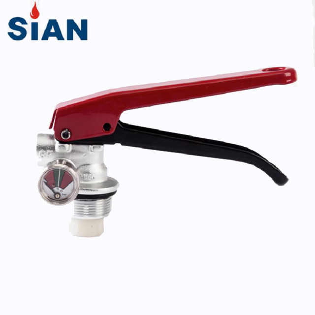 Aluminum Alloy Fire Valve With Black/red Handle 