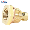 PV01-01 Hexagonal LPG Camping Gas Cylinder Valve Brass Alloy LPG Valve