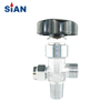 QF-21 Wholesale SiAN Brand China Ningbo FUHUA Factory Industrial Gas Range O2/Air/N2 Cylinder Diaphragm Type Brass Gas Valve