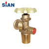 SiAN Brass LPG V6S2 Cylinder POL Valve Propane Tank Gas Control Valves Manufacturer