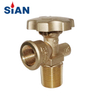 SiAN High Quality Philippines LPG Gas Cylinder POL Valves V6 Propane Tank Valve