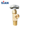 SIAN RPV-GV6 N2/Ar/He Gas Cylinder Valve Residual Pressure Valve