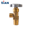 Brass Nitrogen Argon Helium Gas Cylinder Valve