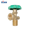 Liquefied Petroleum Gas V6 Copper Valve With Ergonomic Handwheel