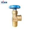 QF-6A High Quality Industrial Gas Range Nitrogen Oxygen Air Cylinder Valve Brass Flapper Type Gas Valve