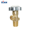 SiAN Industrial Gas Argon Cylinder Valve Manufacturer with TPED Certification