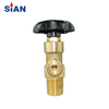 CGA320B CO2 Cylinder Axial Type Valve Brass From China Valve Factory Ningbo Fuhua SiAN Brand