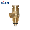 SiAN Factory D27 LPG Composite Cylinder Self Closing Brass Valves