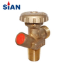 SiAN V8 LPG Cylinder Handwheel Valves 18T Inlet Gas Valves TPED Certificated