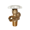 SiAN Brass Safety 100 Pound LPG Cylinder POL Valves For 100 lb Propane Tank