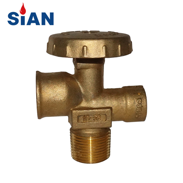 SiAN 100 Pound LPG Cylinder Valve Compatible with POL Valve for Easy Connection
