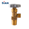 Brass Nitrogen Argon Helium Gas Cylinder Valve