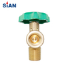 Liquefied Petroleum Gas V6 Copper Valve With Ergonomic Handwheel