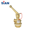 Reliable Durable Brass Copper Alloy Forged Valve Trolley Dry Powder Fire Extinguisher Valve