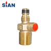 SiAN D16 LPG Compact Gas Cylinder Valves 3/4''-14 NGT Propane Tank Cooking Control Valve