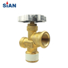 100 Pound LPG Gas Cylinder Valve MX100 Safety LPG POL Valve For Mexico