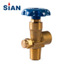 SiAN Brass Diaphragm Type Industrial Argon Gas Cylinder Handwheel Valves