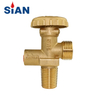 SiAN LPG F-Type PV05 Handwheel Brass Safety Gas Cylinder Control Valve