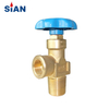 QF-6A High Quality Industrial Gas Range Nitrogen Oxygen Air Cylinder Valve Brass Flapper Type Gas Valve