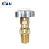 SiAN Safety Industrial Argon Gas Cylinder Cooper Valves
