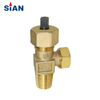 QF-10 Industrial Gas Cl2 Cylinder Needle Type Valve Brass