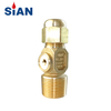 SIAN C2H2 Gas Cylinder Valve Needle Type Posttype Valve Manufacturer