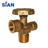 SiAN 100 Pound LPG Cylinder Valve Compatible with POL Valve for Easy Connection