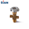 Proportional Flow Control Shut Off Industrial Refrigerant Gas Cylinder Valve