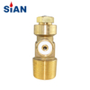 SiAN 3MPa Acetylene Gas Cylinder Valve Brass C2H2 Control Valve