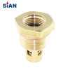 PV01-01 Hexagonal LPG Camping Gas Cylinder Valve Brass Alloy LPG Valve