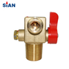 Brass Zinc Natural Gas Gas Cylinder Valve