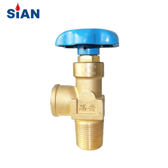 QF-6A Reliable SiAN Brand Fuhua Factory O2/Air/N2 Cylinder Flapper Type Brass Gas Valve