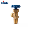 SiAN Refrigerant Copper Needle Type Industrial Freon Gas Cylinder Valve