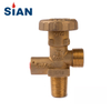 Copper Alloy Gas Bottle LPG Valve